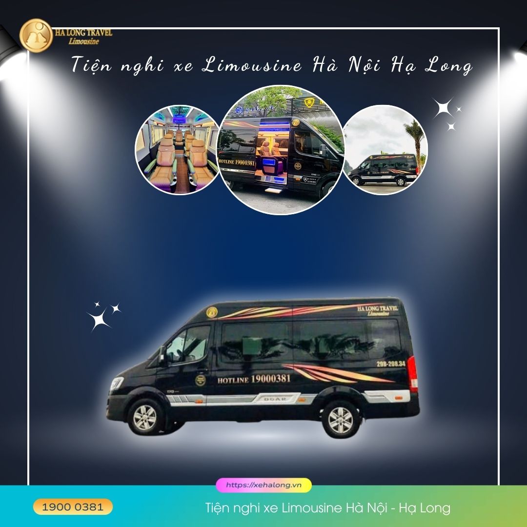 Hướng dẫn đặt vé xe limousine nhanh chóng & giá tốt nhất 2 Tiện nghi xe Limousine Hà Nội Hạ Long